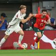 Nagy csata volt: Schäfer András és Ruben Neves harca a labdáért (Fotó: mlsz.hu)