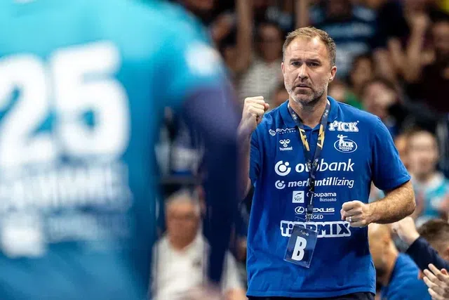 Büszke volt csapatára - Fotó: pickhandball.hu