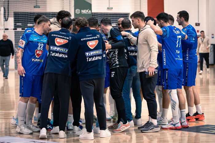 A magyar együttes így is magabiztos előnnyel utazhat a visszavágóra (Fotó: Tatabánya Kézilabda Club)