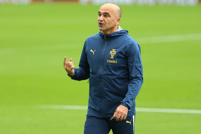 Roberto Martínez sajtótájékoztatót tartott