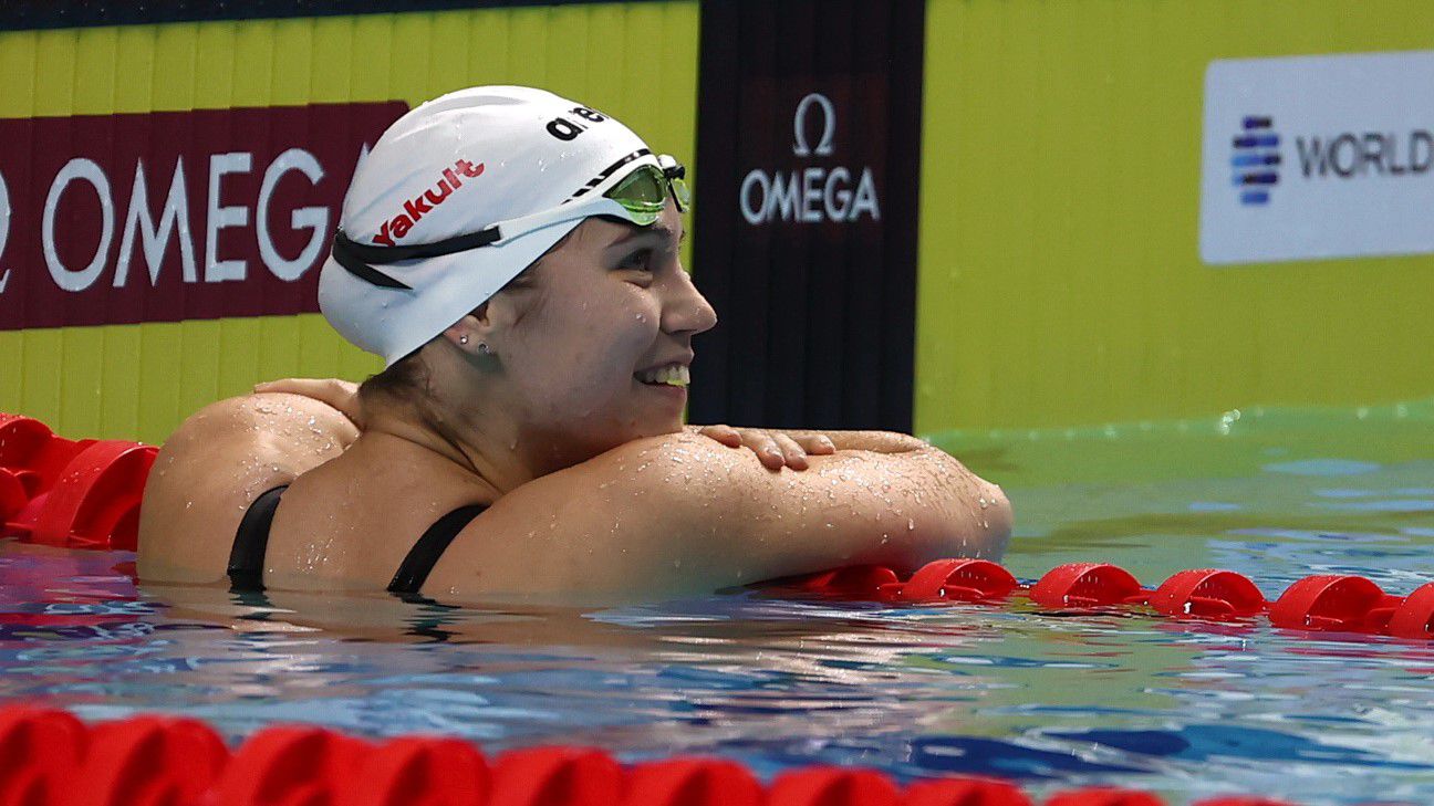 Sebestyén Dalma az első magyar női úszó, akinek 200 vegyesen van szintje, így jelenleg olimpiai indulónak tekinthető Fotó: Pozsonyi Zita