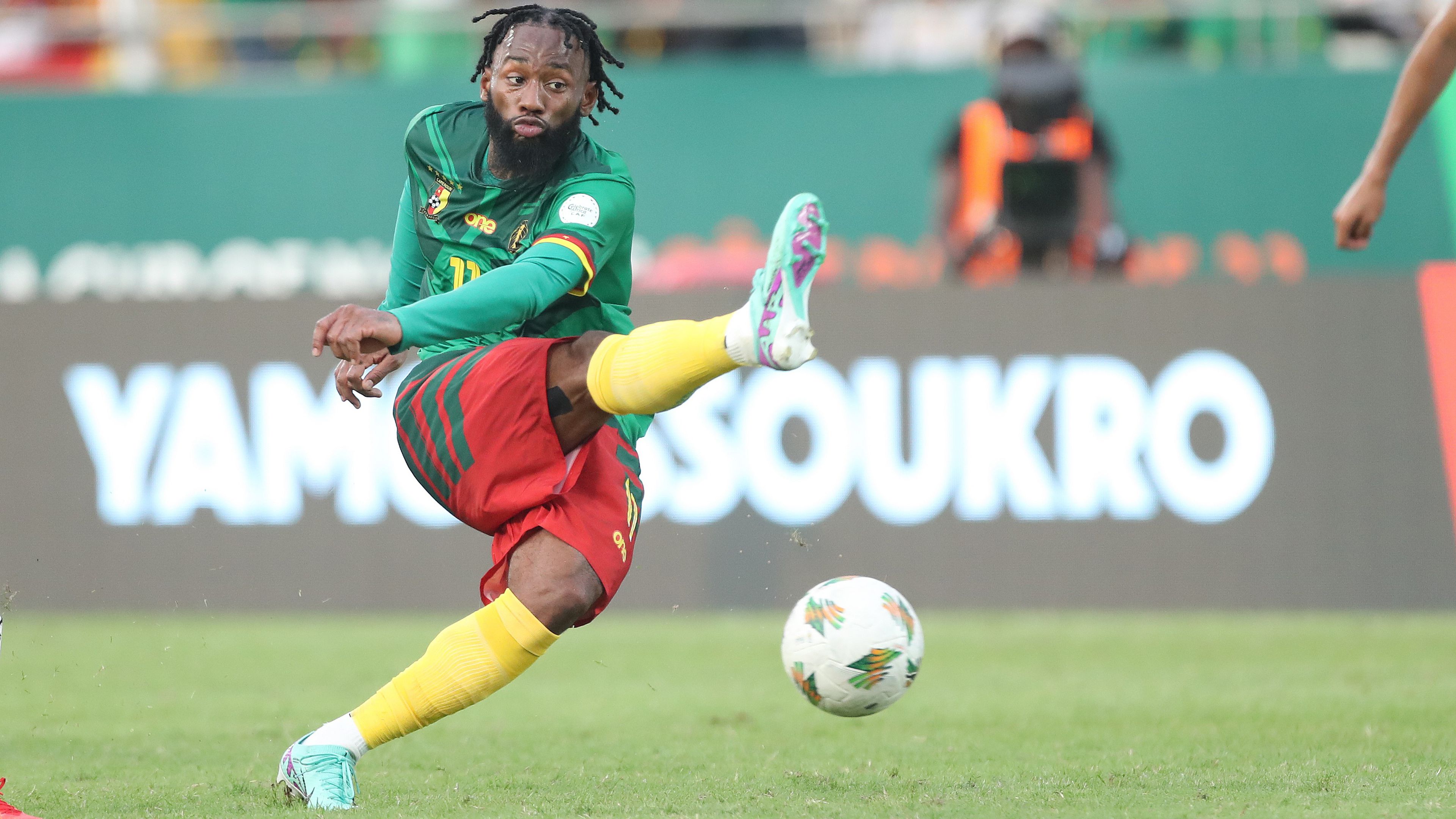 Patient Wassou a kameruniak 19 éves szélsője az idei torna Guinea elleni 1–1-re végződött mérkőzésén (Fotók: Getty Images)