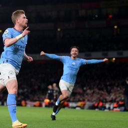 Kevin De Bruyne a pályán és azon kívül is kíméletlen volt (Fotó: Getty Images)