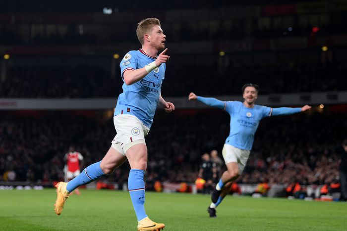 Kevin De Bruyne a pályán és azon kívül is kíméletlen volt (Fotó: Getty Images)