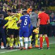 Nem volt feszültségektől mentes a mérkőzés (Fotó: Getty Images)
