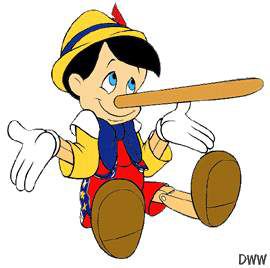 Pinocchio óta a hosszú orr egyértelműen a hazudozás szinonimája