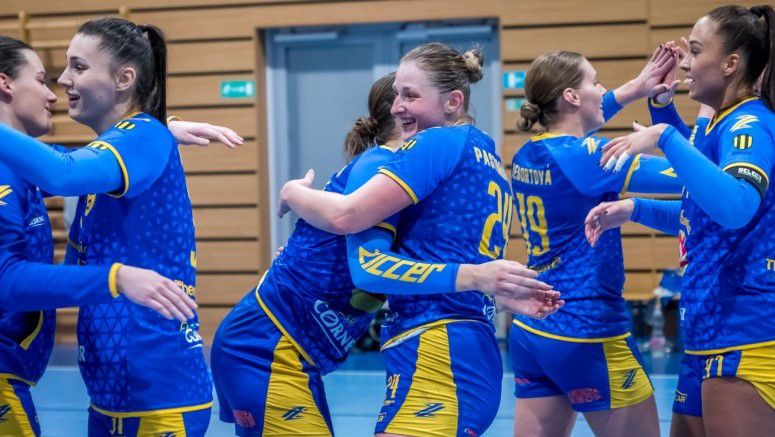 A szlovák-cseh közös női kézilabda bajnokságot nyerték meg a dunaszerdahelyiek (Fotó: hcdac.sk)
