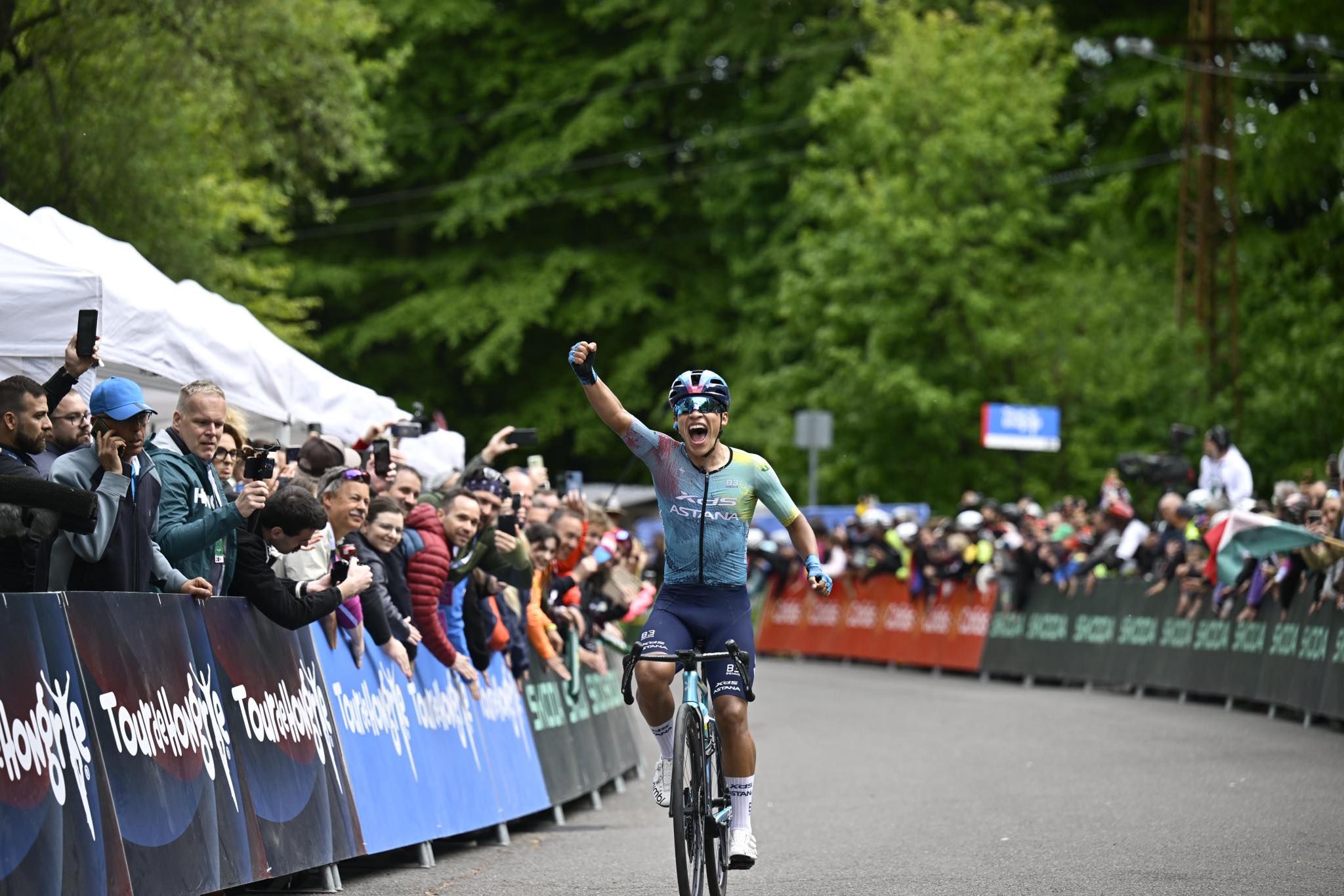 Harold Martín Lópezé a Tour de Hongrie-királyetap, átvette a sárga trikót