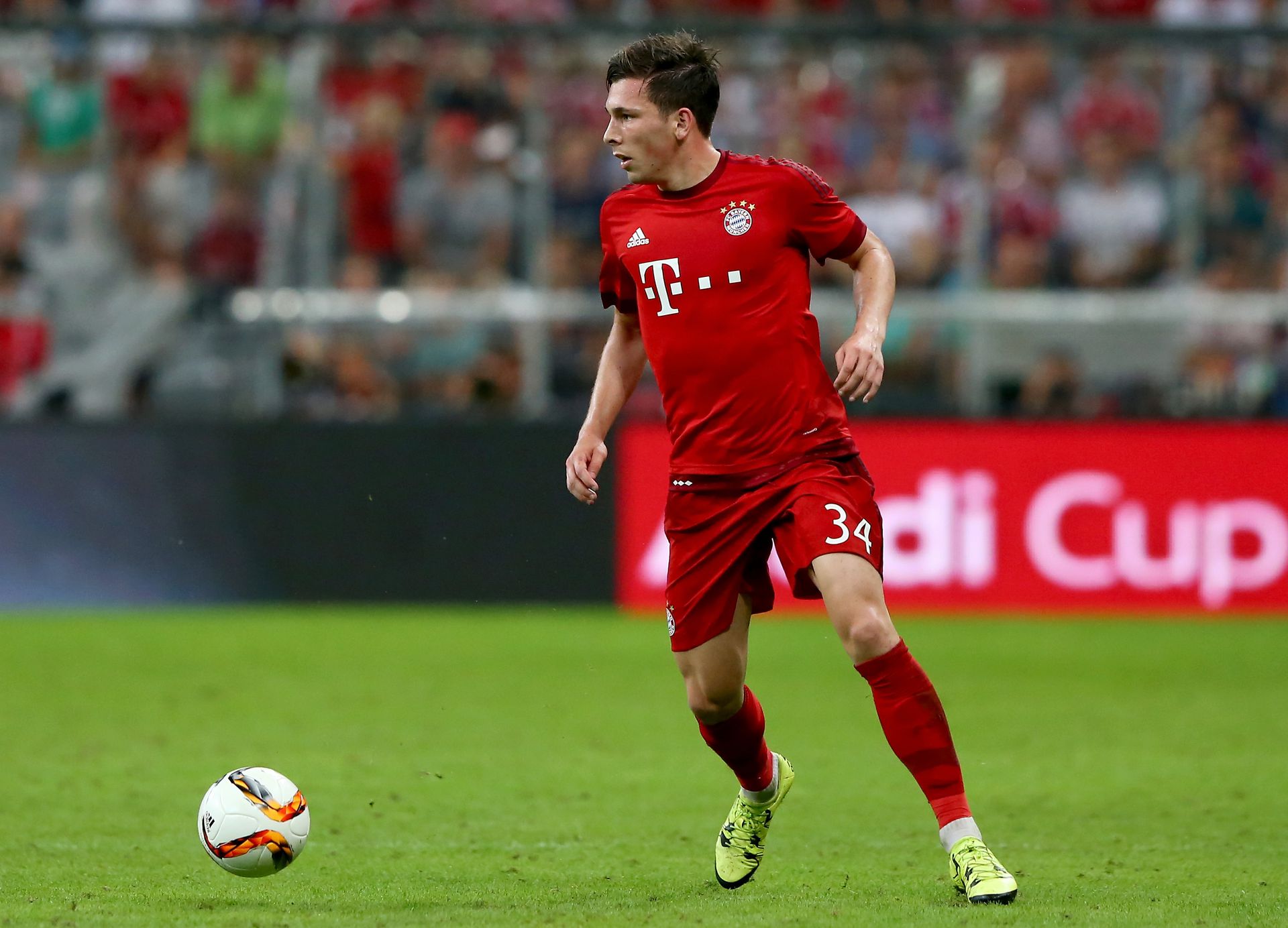 Höjbjerg még a Bayern játékosaként 2015-ben (Fotó: Getty Images)