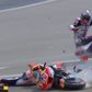 Sokkoló baleset a MotoGP-ben, Marc Márquez kettétört egy Ducatit – videóval
