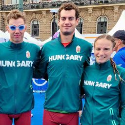 Ötödik a magyar vegyes váltó Hamburgban a triatlon vb-n