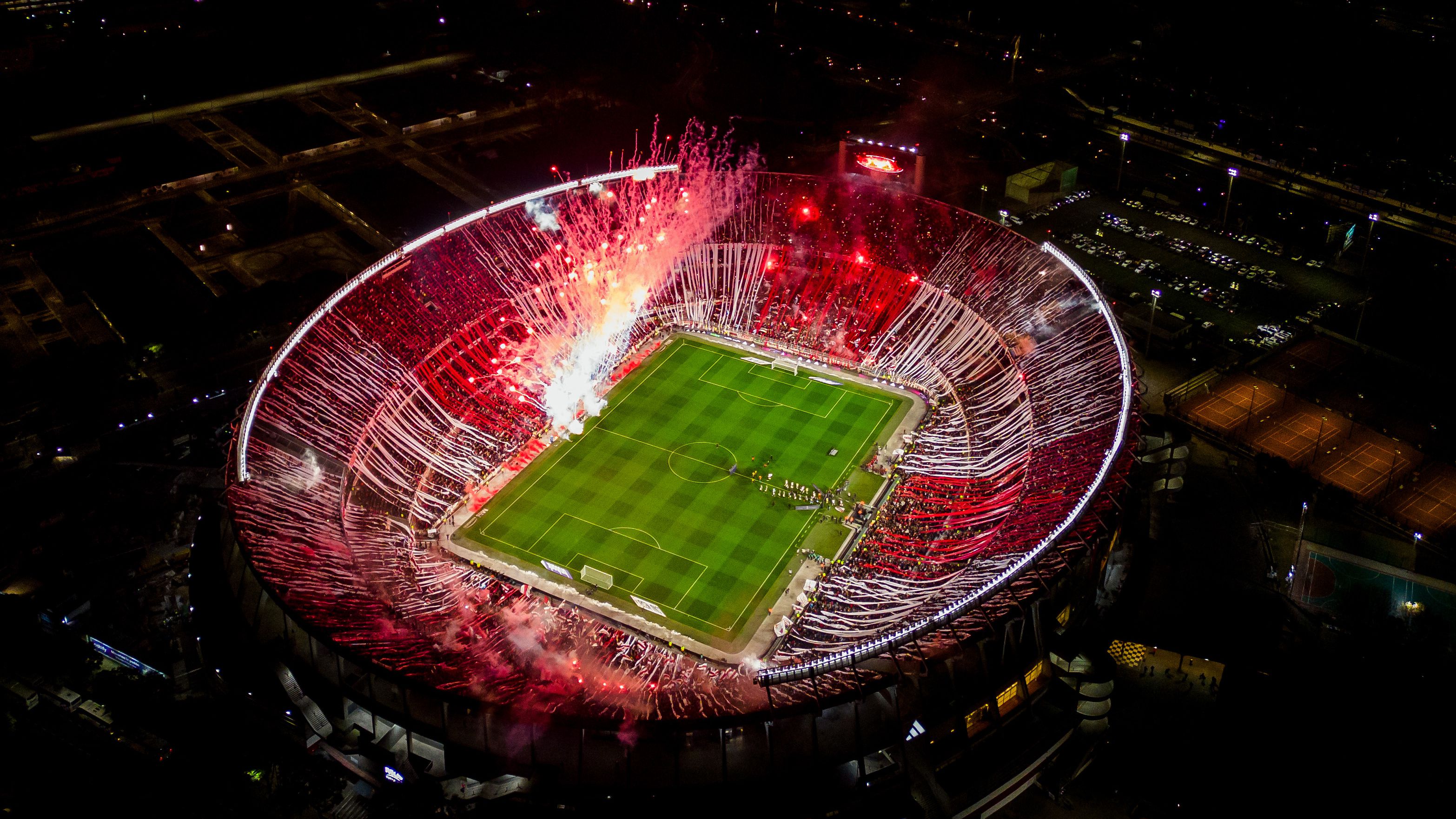 Így nézett ki a River Plate stadionja a magasból az ünneplés közben