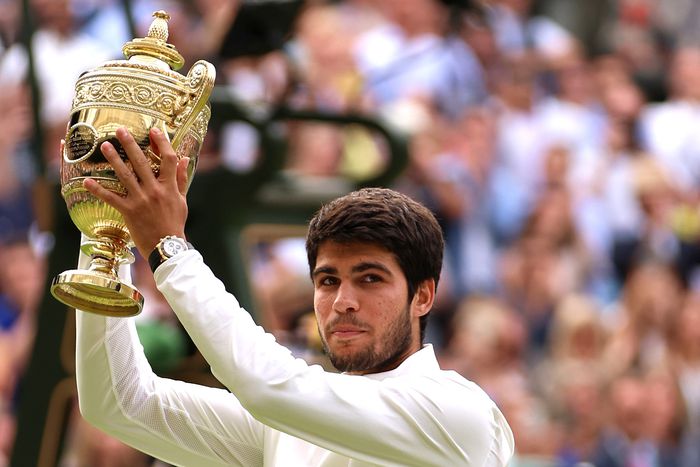 A 2023-as wimbledoni tenisztorna férfi egyesének bajnoka: Carlos Alcaraz