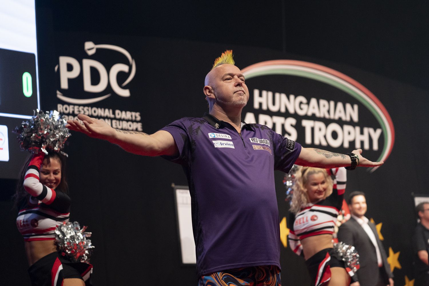 Peter Wright is ismét Budapestre látogat (Fotó: Vörös Nándor)