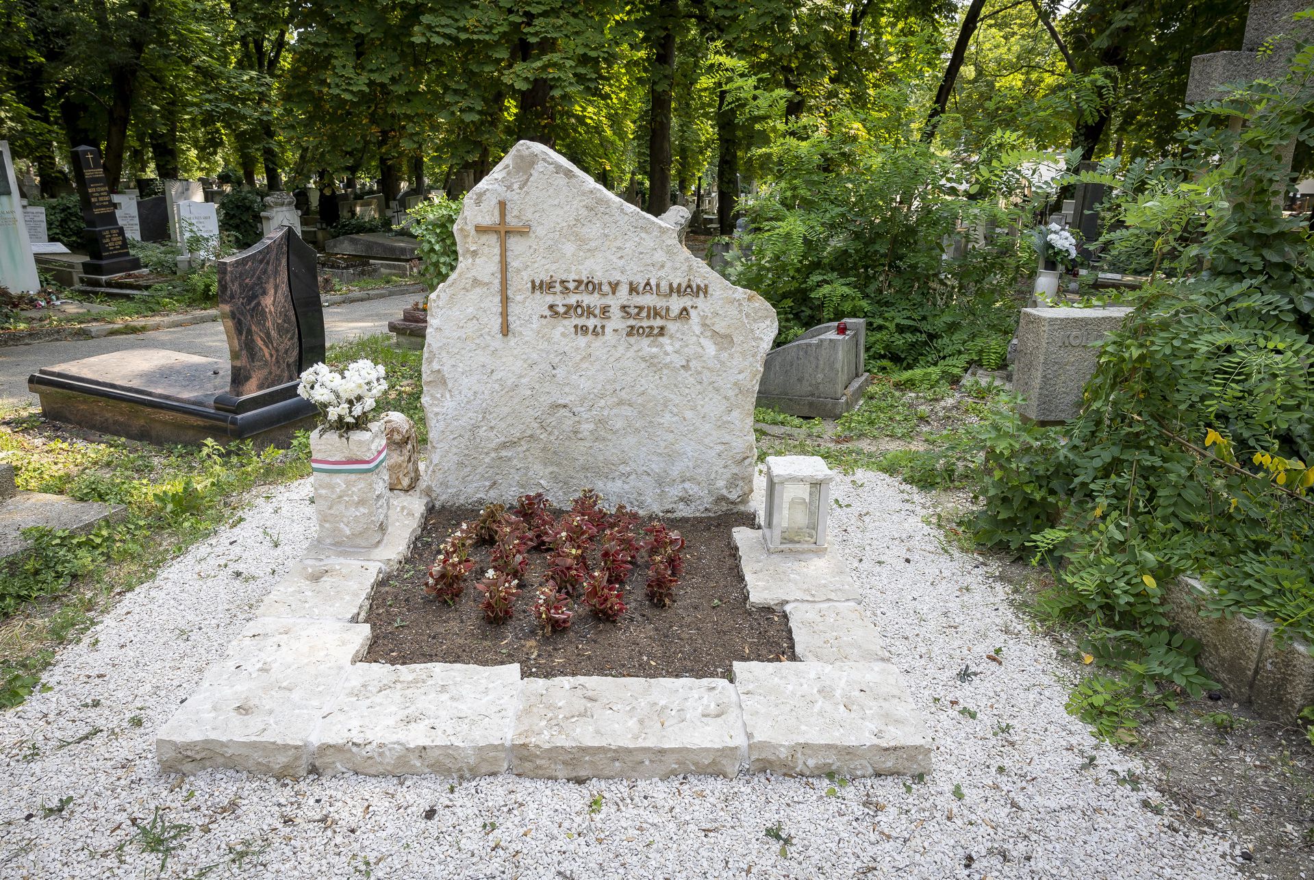 A Szőke Szikla sírhelye a Farkasréti temetőben