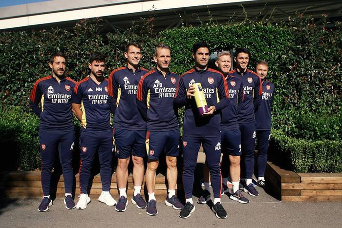Mikel Arteta lett a hónap menedzsere (Fotó: arsenal.com)