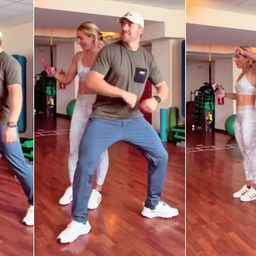 Cuki, ahogy a kétszeres olimpiai bajnok táncolni tanul – videóval