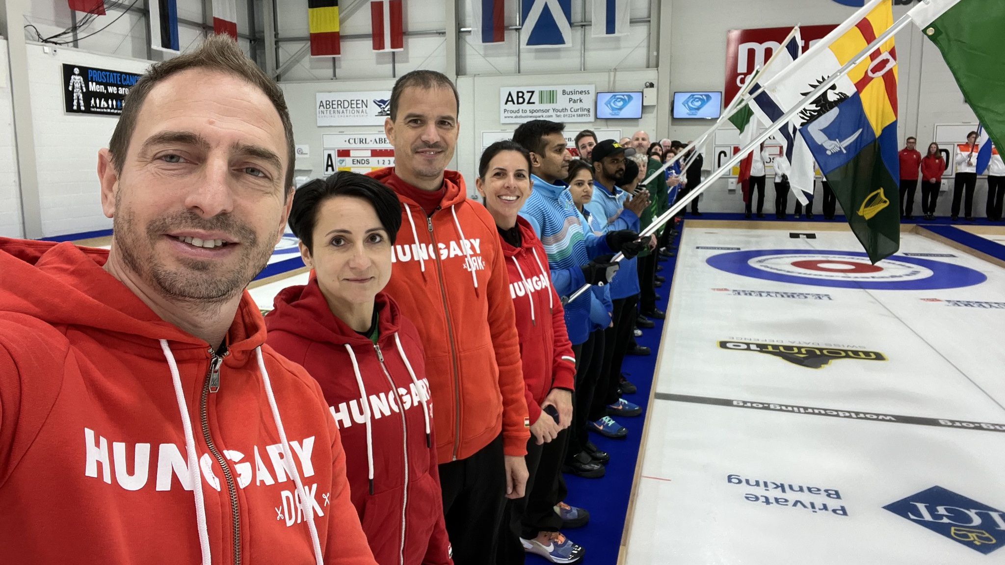 A szlovénoktól is kikaptak a magyarok (Fotó: Magyar Curling Szövetség/Facebook)