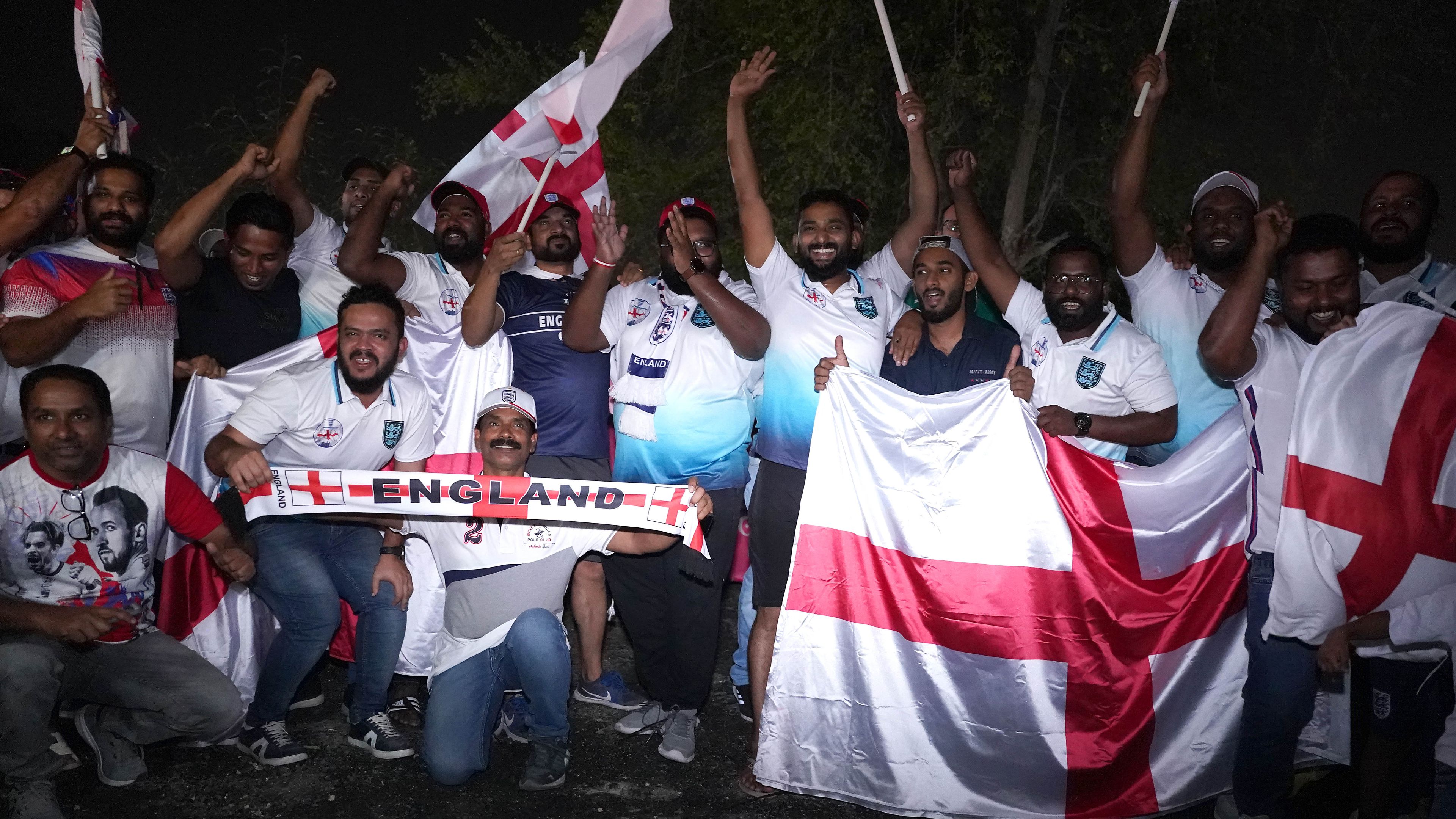 Boldog „angolok” Katarban (Fotó: Getty)