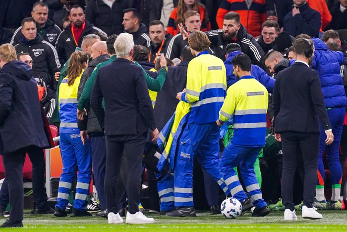 Szalai Ádámot ápolják a rosszulléte után (Fotó: Getty Images)