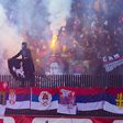 Szerb huligánok a Svájc–Szerbia Nemzetek Ligája-meccsen (Fotó: Getty Images)