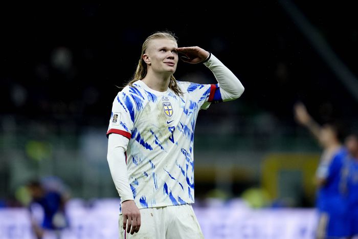 A Manchester City norvég támadója 16 találattal zárta a selejtező-sorozatot