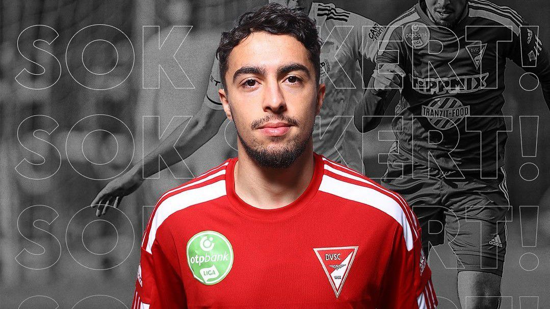 Karim Loukili kevesebb mint fél évig játszott Debrecenben (Fotó: Facebook/DVSC)
