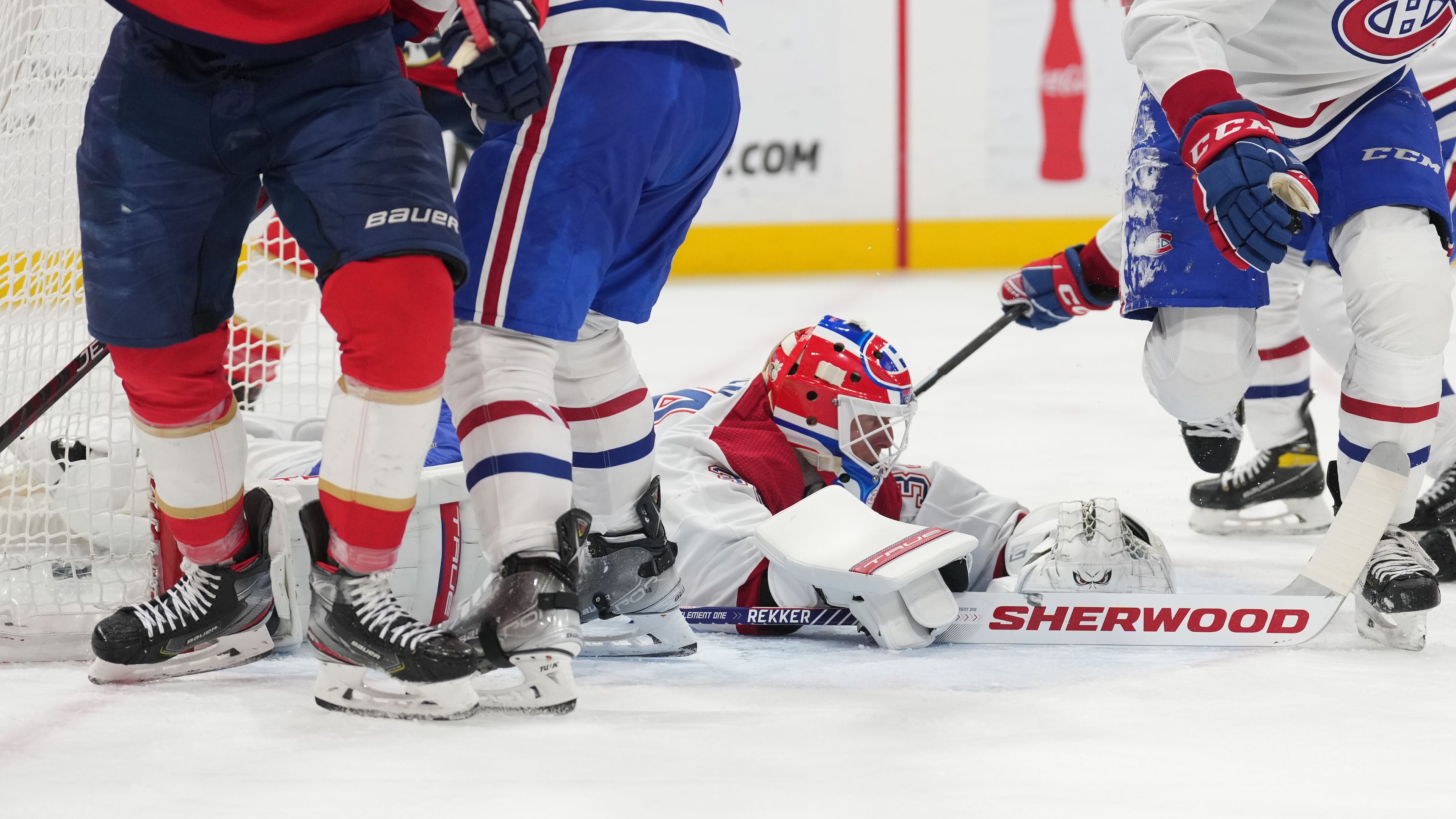 Az egy harmad alatt bekapott hét góltól kifeküdt a Montreal Canadiens (Fotó: Getty Images)