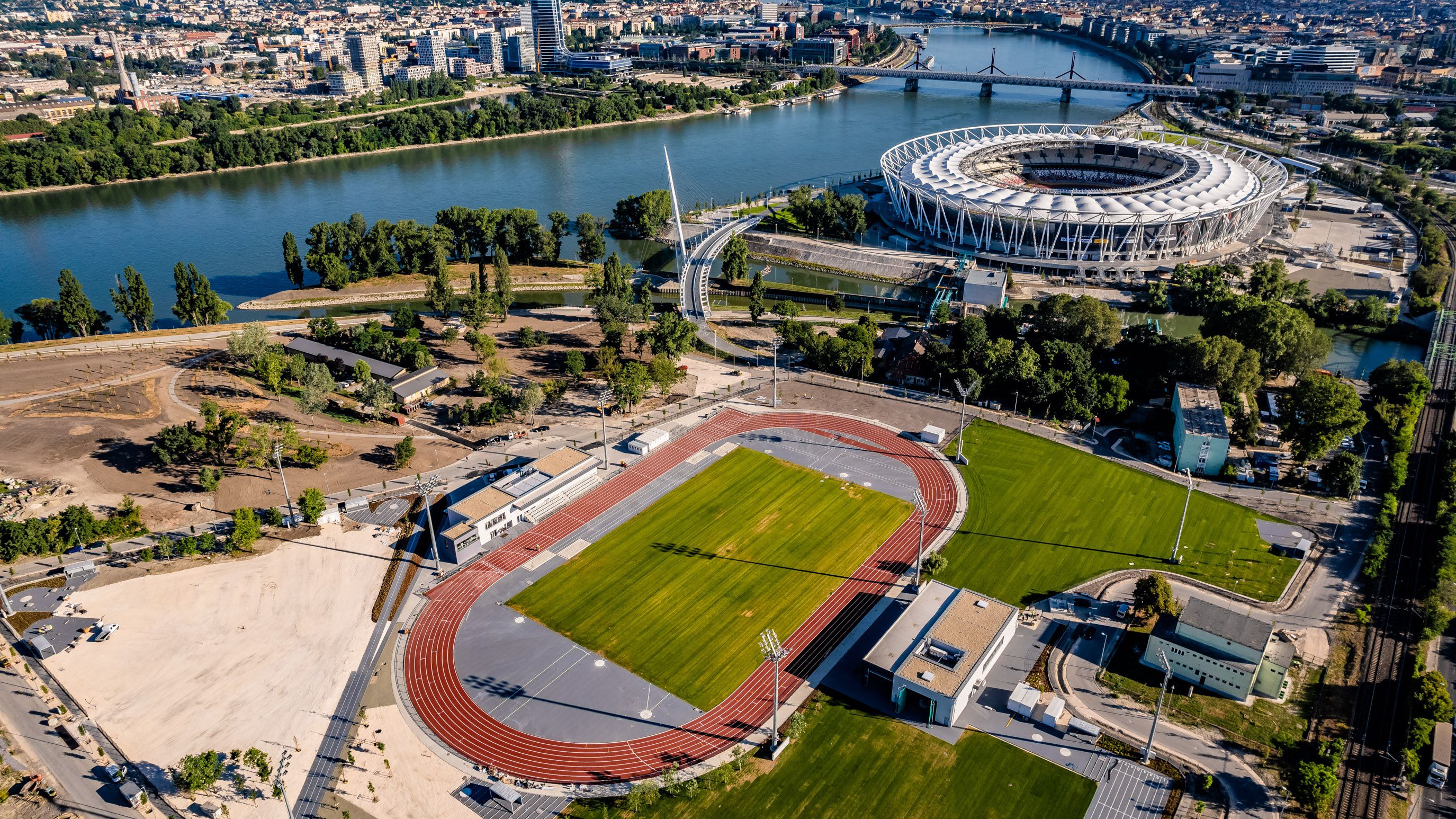 A vb-t augusztus 19. és 27. között a Nemzeti Atlétikai Központban rendezik (Fotó: Budapest 2023 Zrt.)