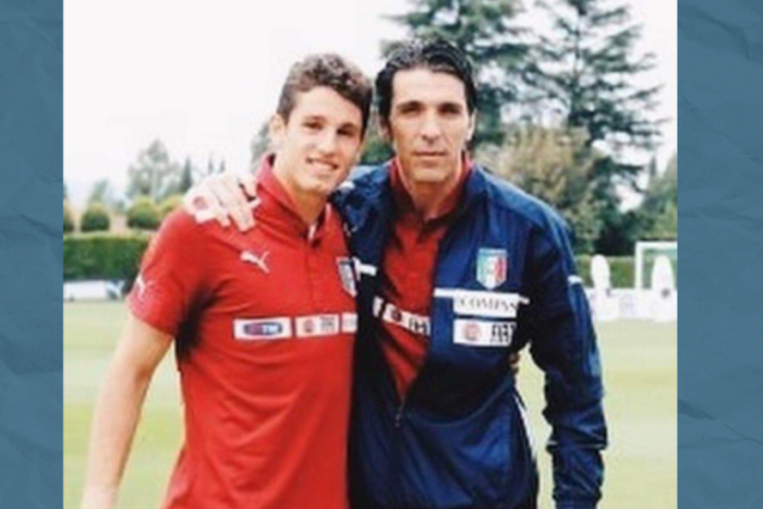 Riccardo Piscitelli és Gianluigi Buffon