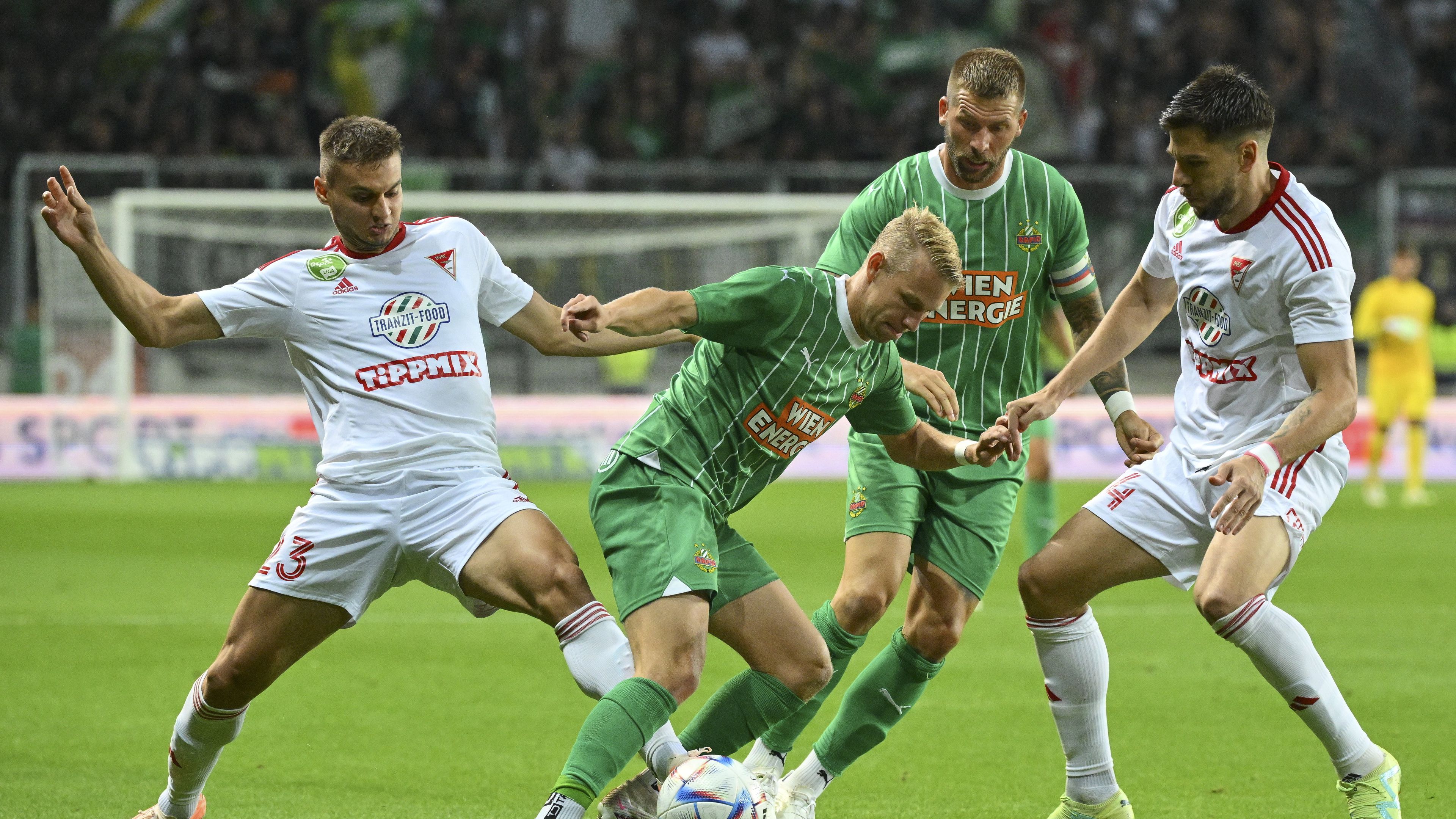 A Rapid kiütötte a Debrecent, amely öt gólt kapott a Nagyerdei Stadionban