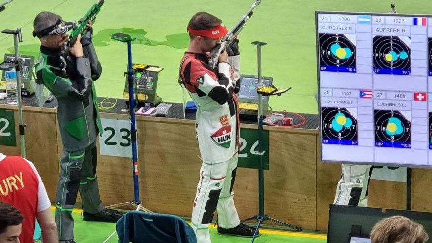 Péni István bronzérmes Rio de Janeiróban (Fotó: hunshooting.hu)