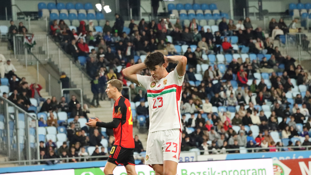 Nem jött össze a bravúr, Belgium legyőzte az U21-es válogatottat