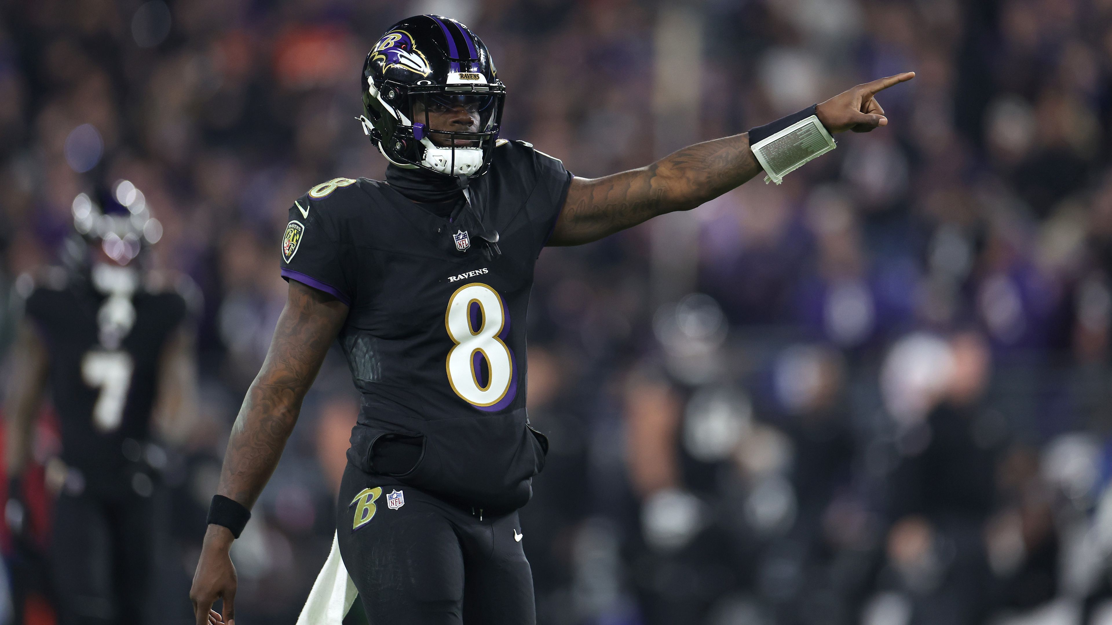 Lamar Jackson és a Ravens nyerte a csütörtök esti rangadót (Fotó: Getty Images)