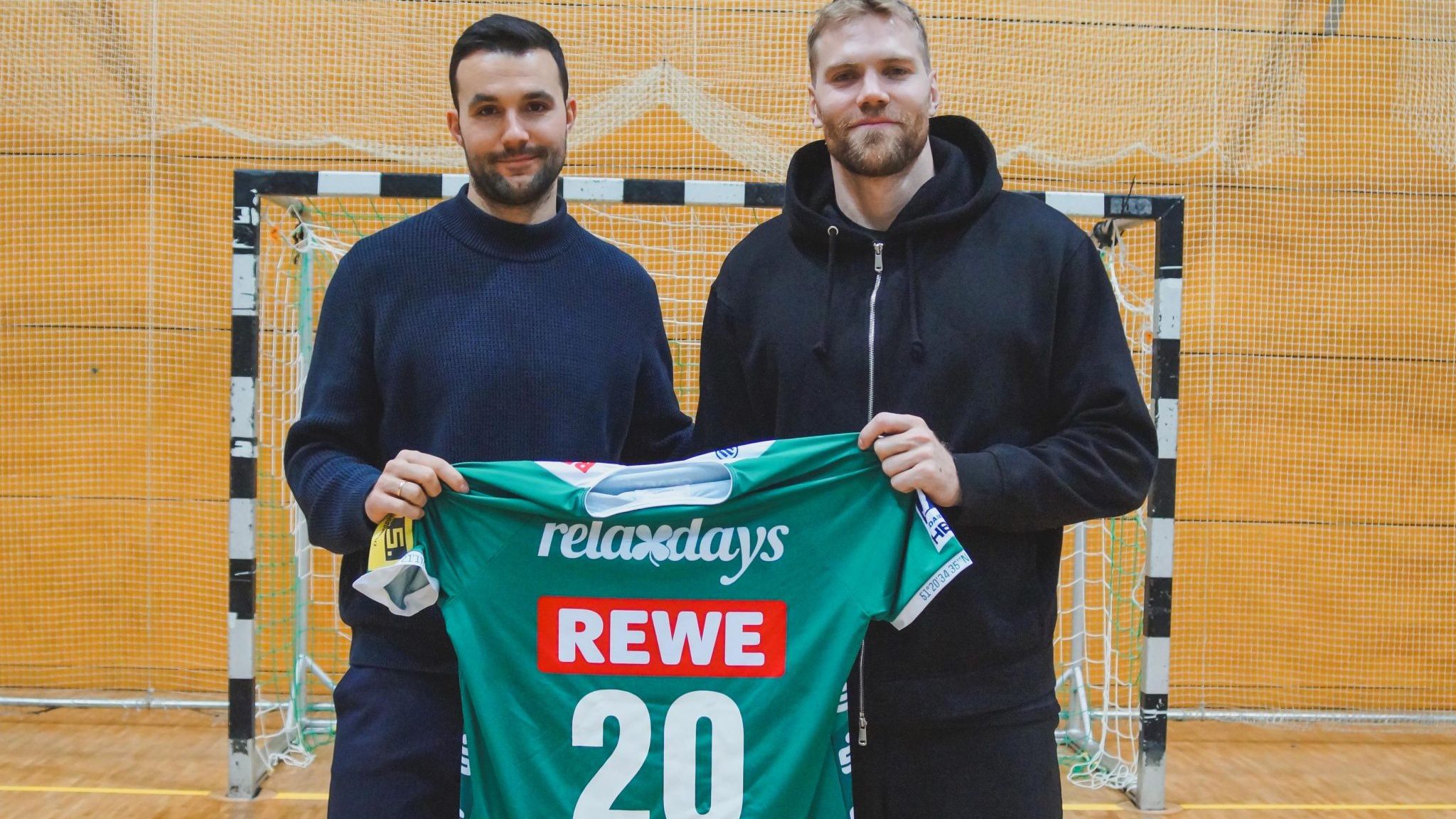 William Bogojevic már a Leipzig mezével (Fotó: scdhfk-handball.de)