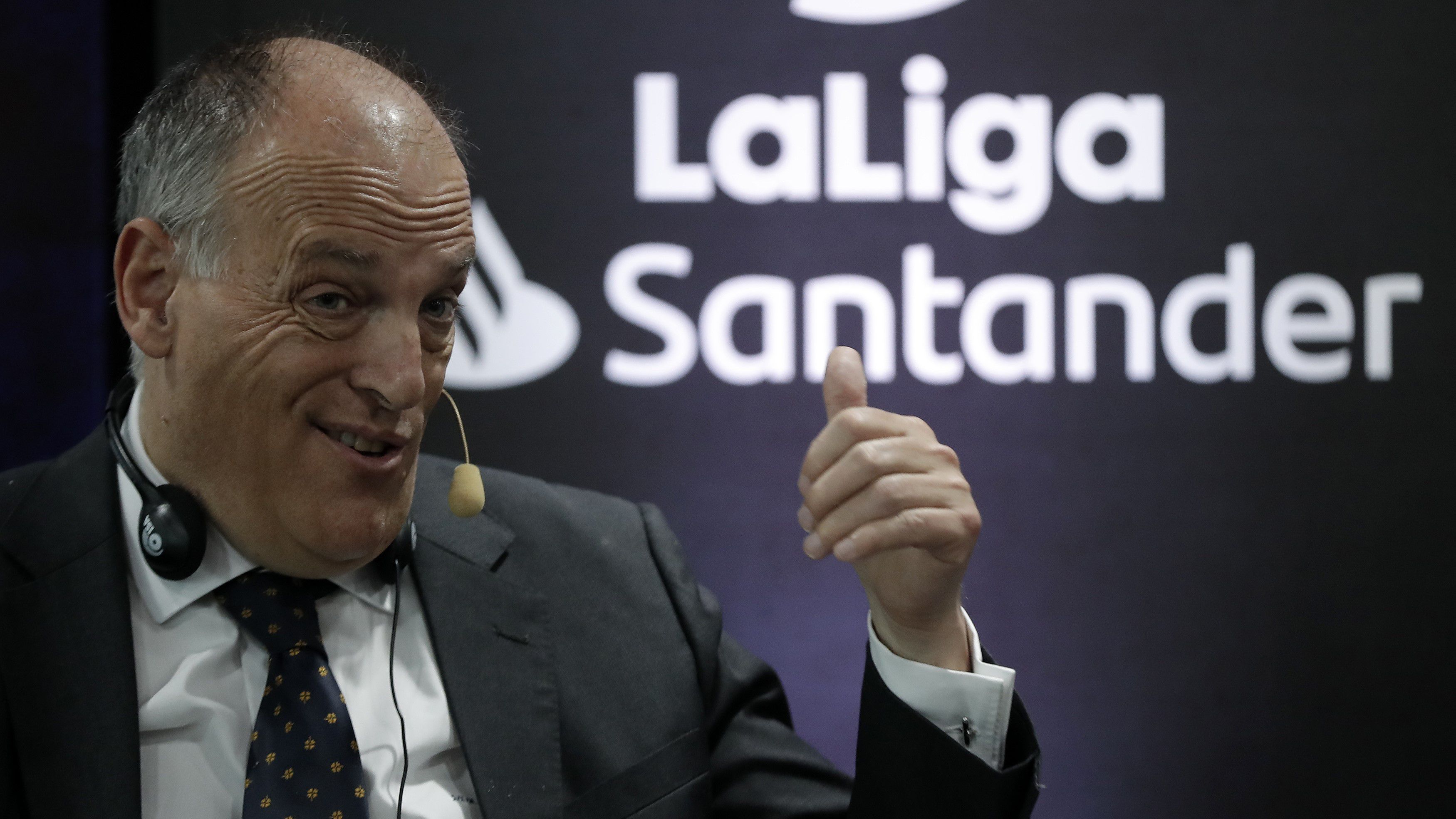 Javier Tebas kijelentette, a Barcelonának a spanyol liga részéről ebben az ügyben nem kell szankcióktól tartania (Fotó: Getty Images)