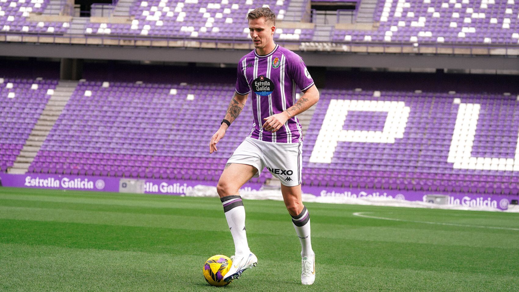 Nikitscher Tamás január végén mutatkozott be a Real Valladolidban (Fotó: Real Valladolid)