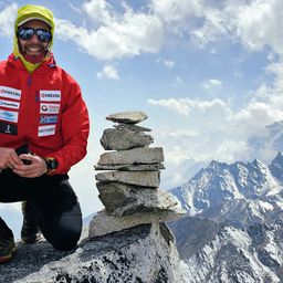 Már az Everest-alaptáborban a magyar hegymászó