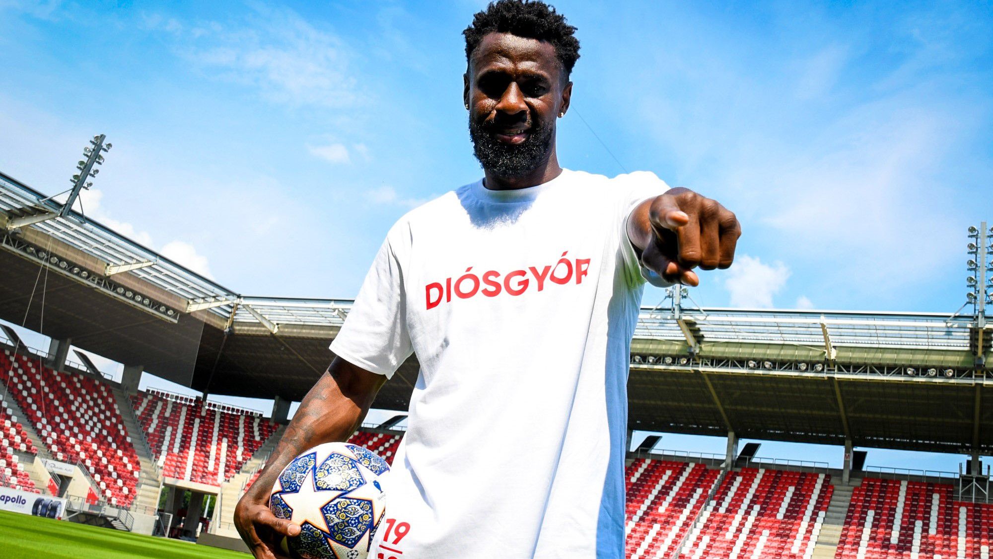 Bright Edomwonyi optimista, hamarosan a nemzetközi kupában szeretne szerepelni a miskolciakkal. (Fotó: dvtk.eu)