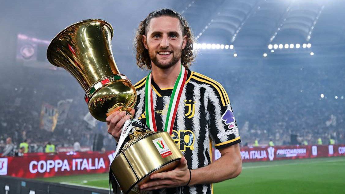 Adrien Rabiot öt évet töltött el a Juventusnál (Fotó: juventus.com)