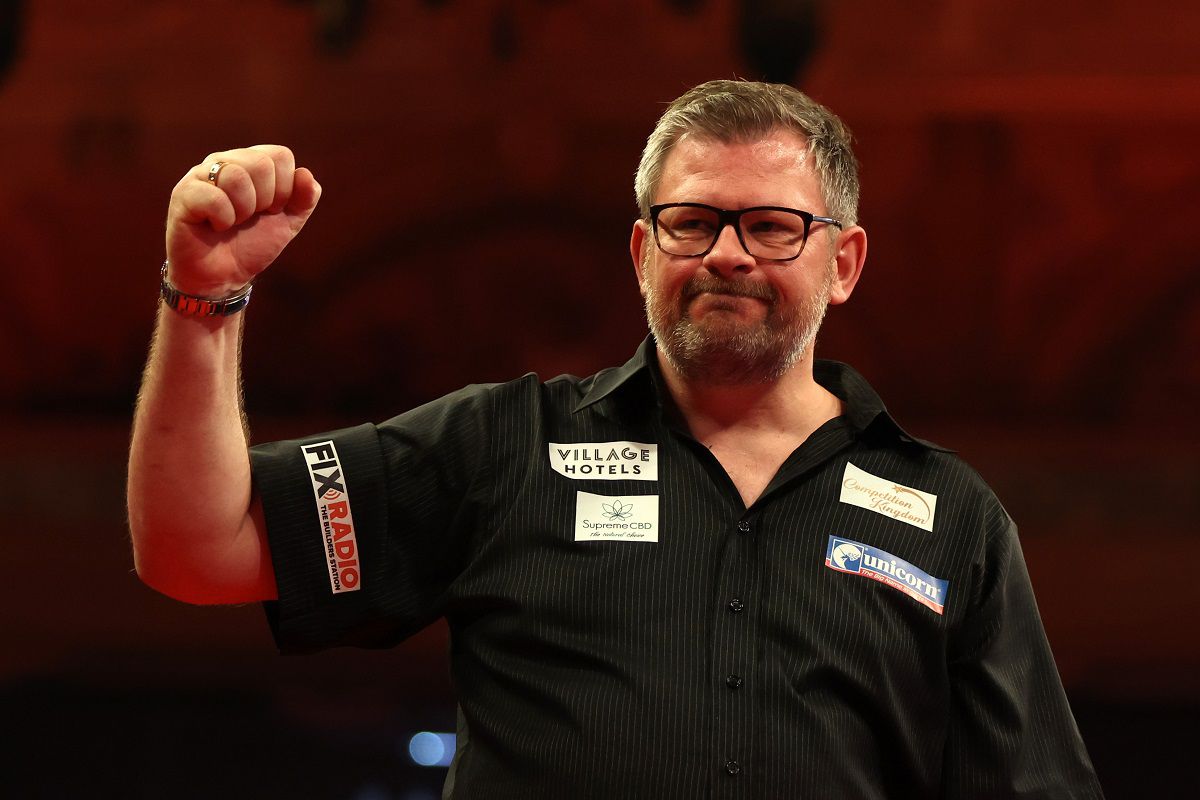 James Wade 2015 óta először jutott be a legjobb négy közé a World Matchplayen (Fotó: Getty Images)