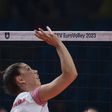 Nacsa-Pekárik Eszter a Belgium elleni mérkőzésen