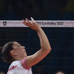 Nacsa-Pekárik Eszter a Belgium elleni mérkőzésen