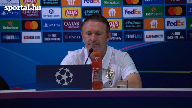 Robbie Keane sajtótájékoztatója Qarabag elleni mérkőzése előtt
