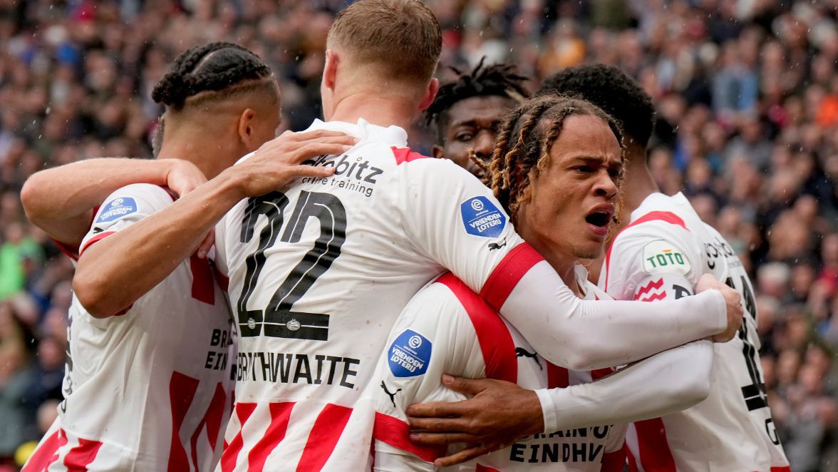 Gólgazdag meccset nyertek meg az eindhoveniek (fotó: PSV Eindhoven, Twitter)