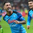 Matteo Politano szerzett vezetést a Napolinak (Fotó: Serie A/Twitter)