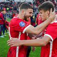 Kerkez Milos (jobbra) is kivette a részét az Ajax legyőzéséből (Fotó: AZ/Twitter)
