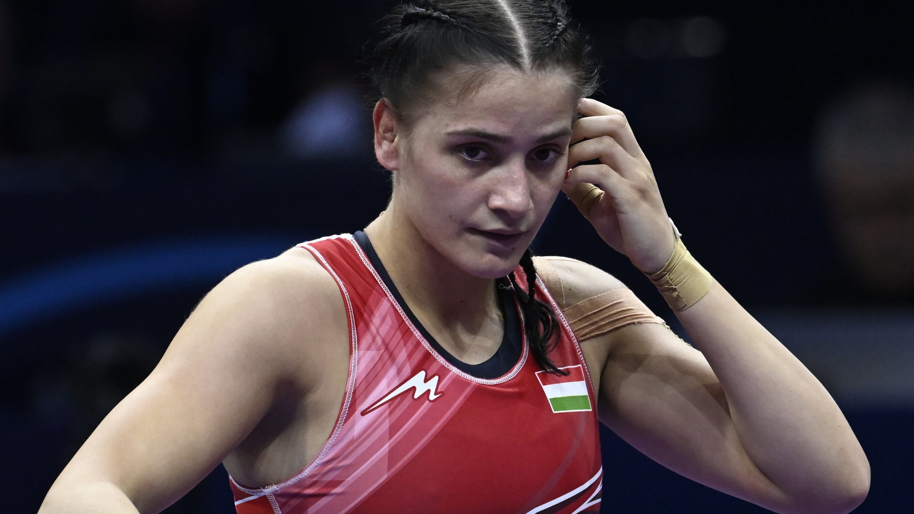 Dollák Tamara a bolgár Dzhanan Filipova Manolova elleni győztes mérkőzés után