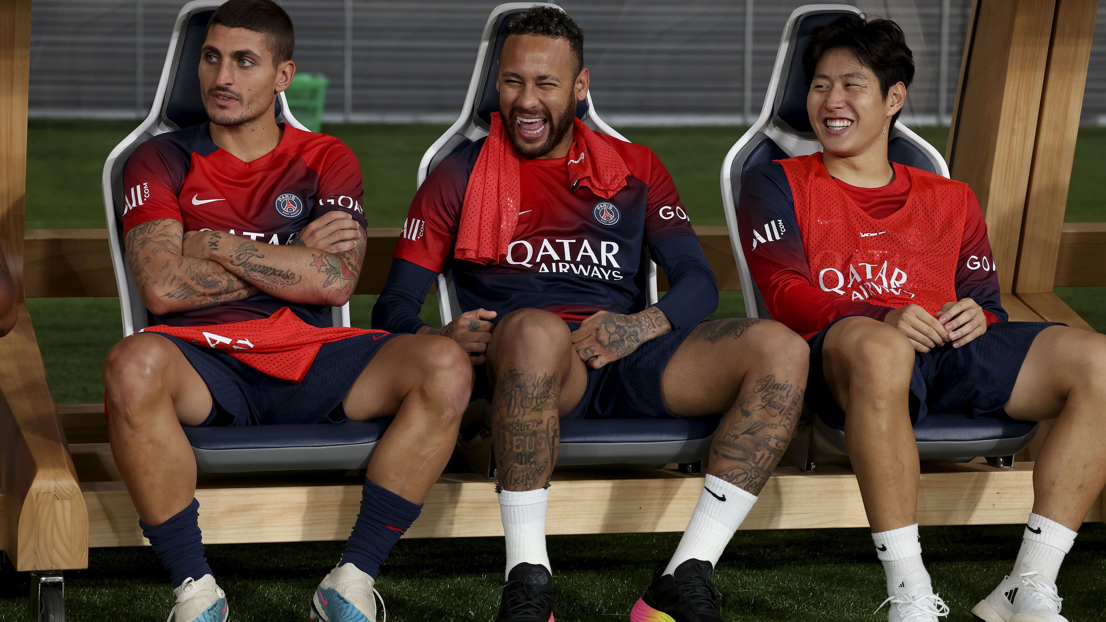 Marco Verratti (balra) és Neymar (középen) sem tagja már a PSG-nek