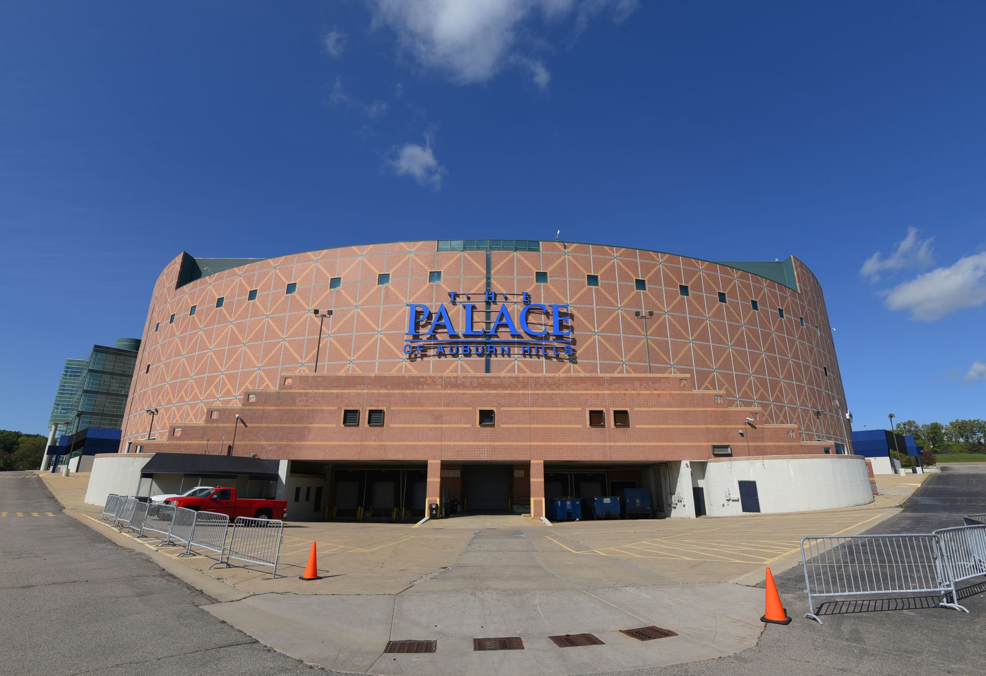 Az egykori Palace of Auburn Hills. Azóta elbontották a létesítményt, a Pistons pedig összebútorozott a Red Wingsszel a Little Caesars Arenában (Fotó: Getty Images)